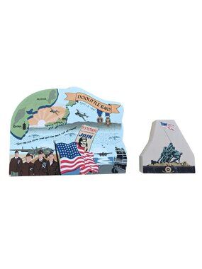 Vintage The Cat's Meow Doolittle Raid & Marine Corps WWII Collectibles 2001